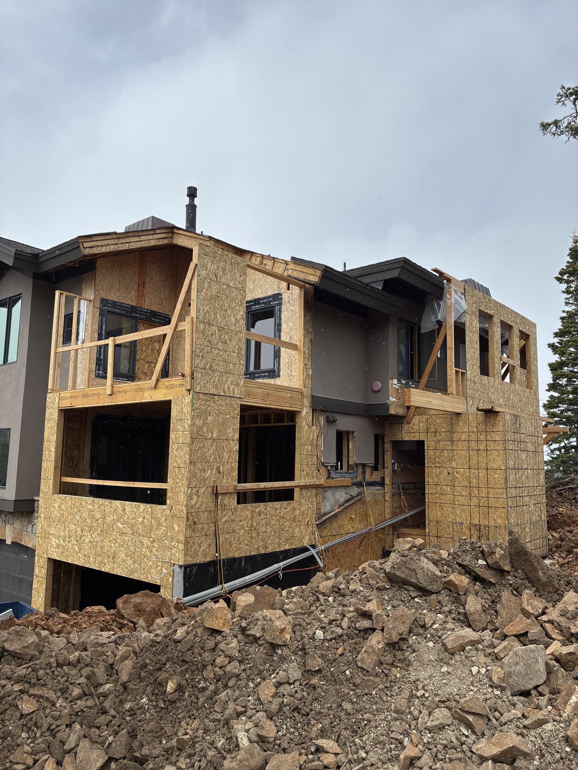 Active home remodel project by Elevation 100 in Utah County